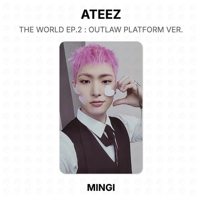 ATEEZ THE WORLD EP.2 : OUTLAW PLATFORM VER. Official Photocard