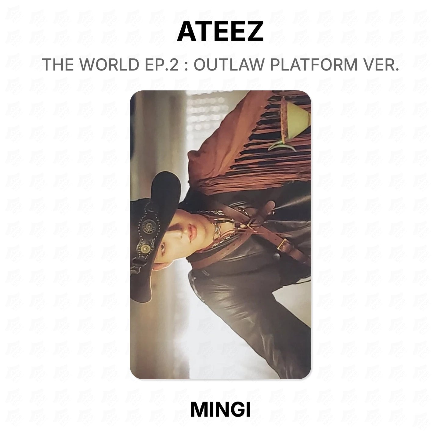 ATEEZ THE WORLD EP.2 : OUTLAW PLATFORM VER. Official Photocard
