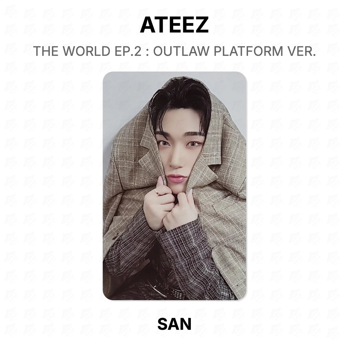 ATEEZ THE WORLD EP.2 : OUTLAW PLATFORM VER. Official Photocard