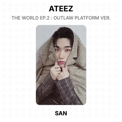 ATEEZ THE WORLD EP.2 : OUTLAW PLATFORM VER. Official Photocard