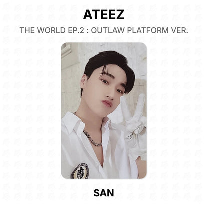 ATEEZ THE WORLD EP.2 : OUTLAW PLATFORM VER. Official Photocard