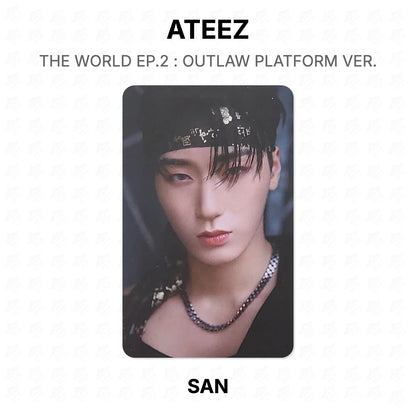ATEEZ THE WORLD EP.2 : OUTLAW PLATFORM VER. Official Photocard