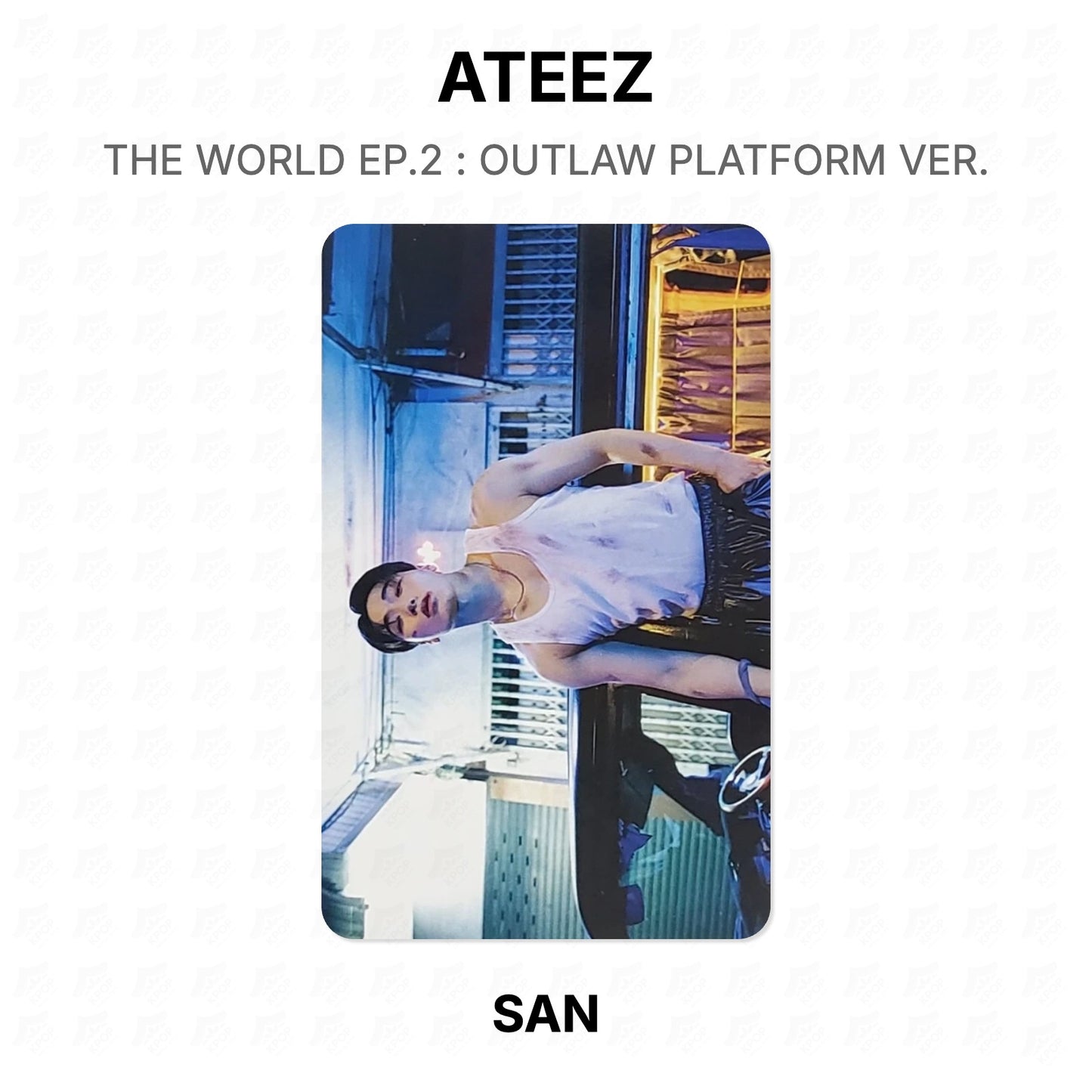 ATEEZ THE WORLD EP.2 : OUTLAW PLATFORM VER. Official Photocard