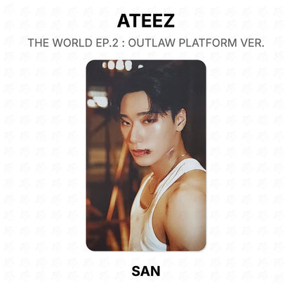 ATEEZ THE WORLD EP.2 : OUTLAW PLATFORM VER. Official Photocard