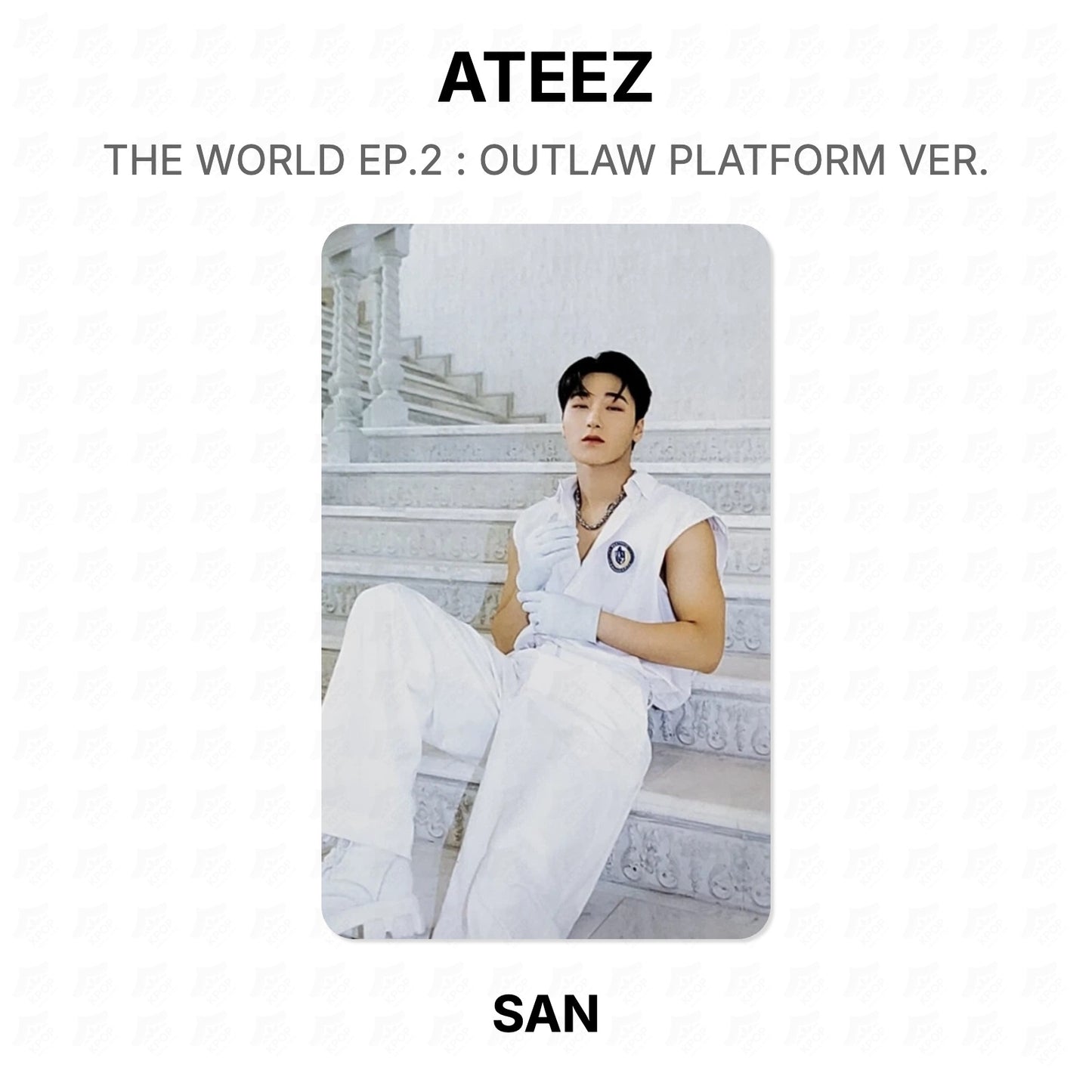 ATEEZ THE WORLD EP.2 : OUTLAW PLATFORM VER. Official Photocard