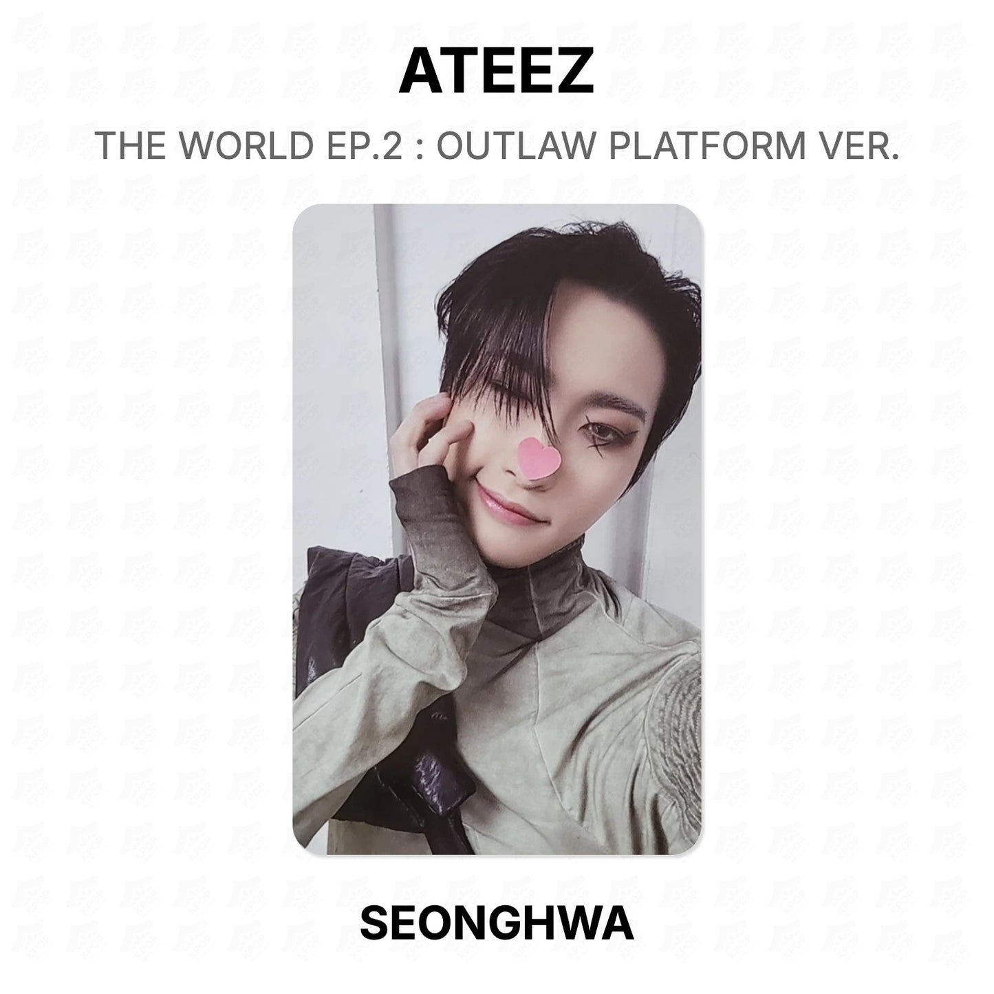 ATEEZ THE WORLD EP.2 : OUTLAW PLATFORM VER. Official Photocard