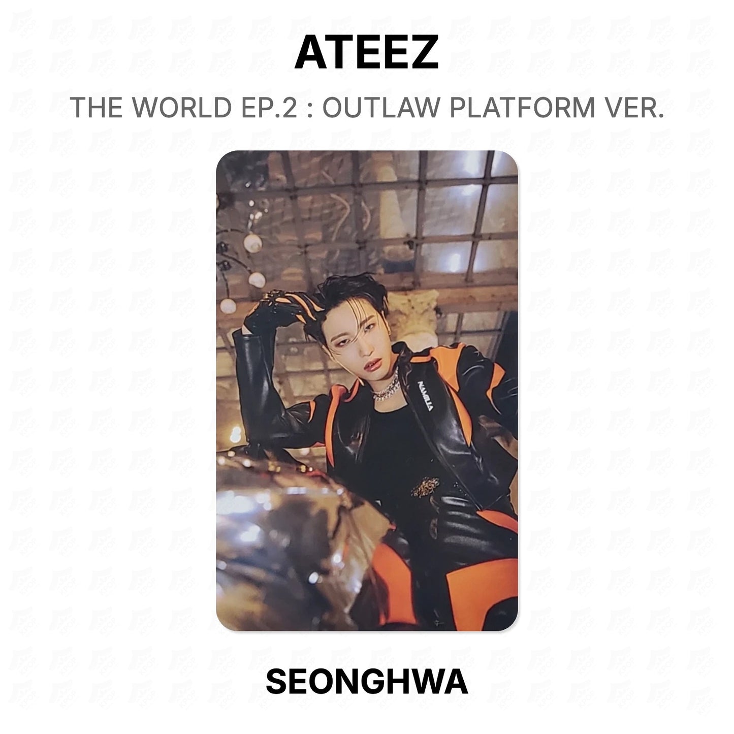 ATEEZ THE WORLD EP.2 : OUTLAW PLATFORM VER. Official Photocard