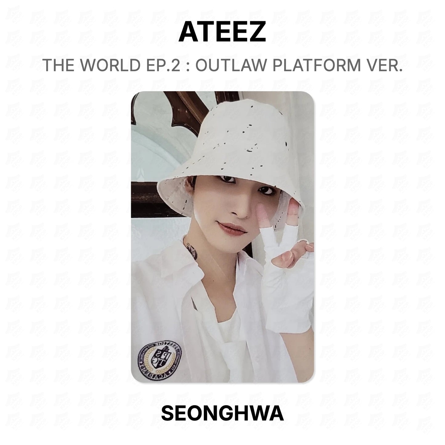 ATEEZ THE WORLD EP.2 : OUTLAW PLATFORM VER. Official Photocard