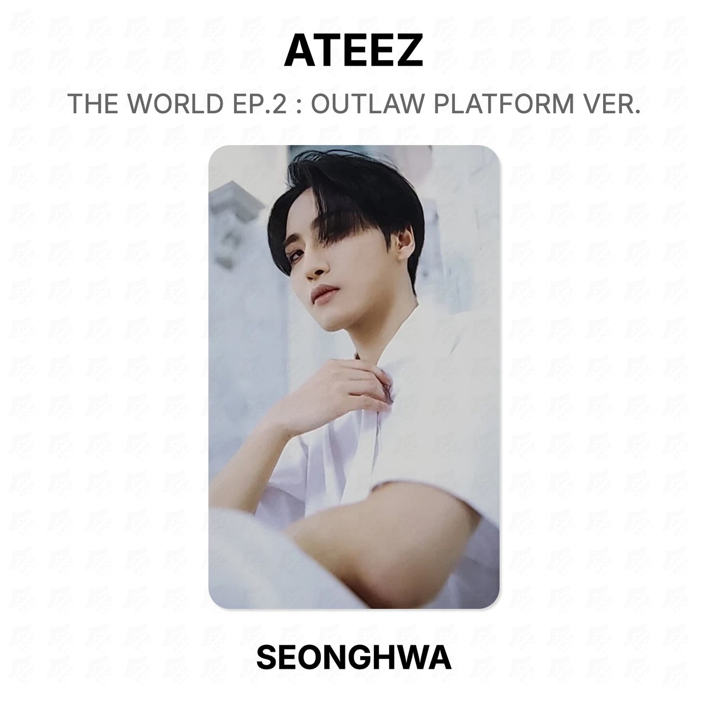 ATEEZ THE WORLD EP.2 : OUTLAW PLATFORM VER. Official Photocard