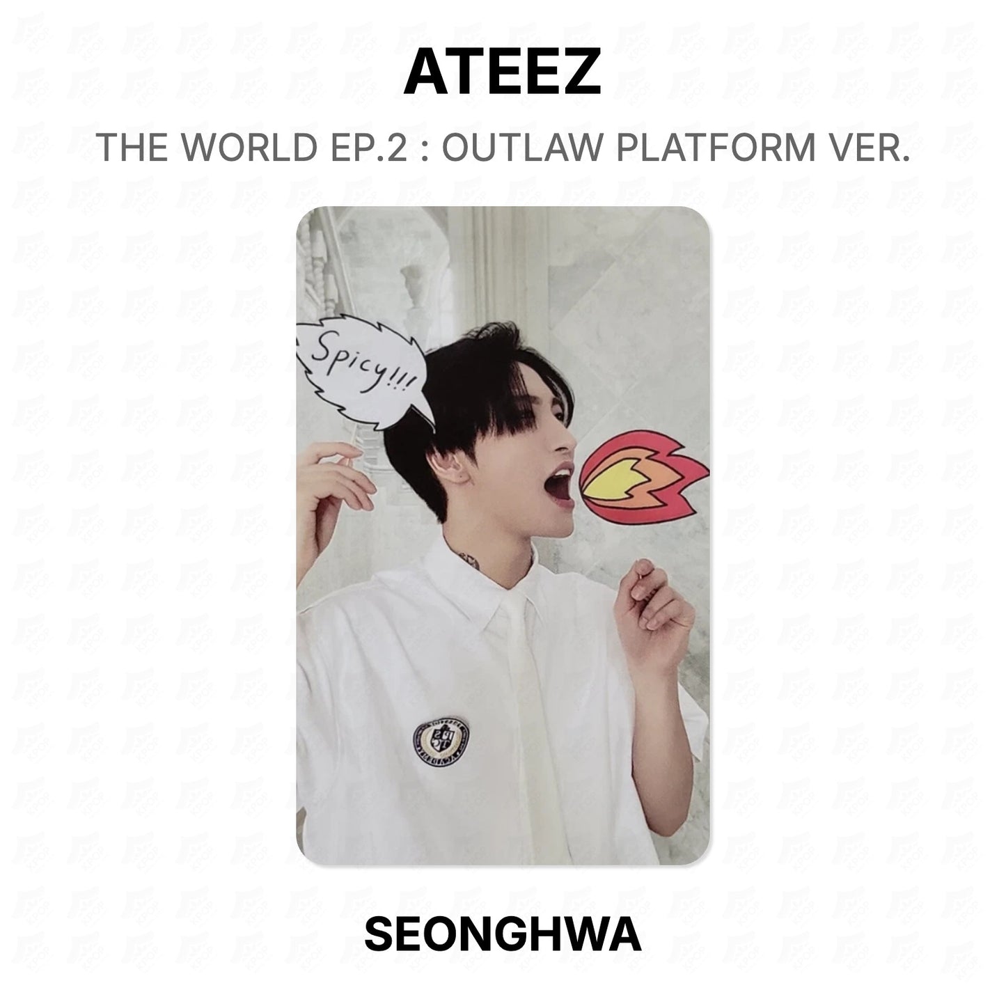 ATEEZ THE WORLD EP.2 : OUTLAW PLATFORM VER. Official Photocard