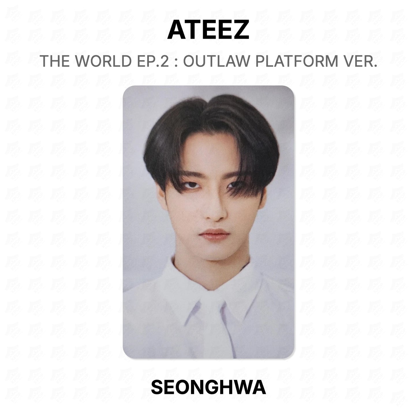 ATEEZ THE WORLD EP.2 : OUTLAW PLATFORM VER. Official Photocard