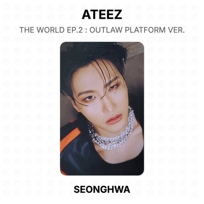 ATEEZ THE WORLD EP.2 : OUTLAW PLATFORM VER. Official Photocard
