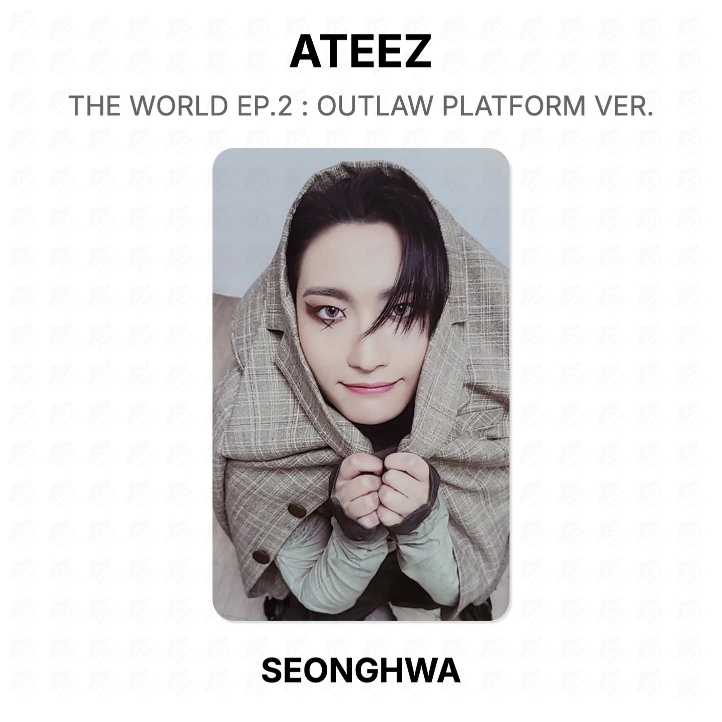 ATEEZ THE WORLD EP.2 : OUTLAW PLATFORM VER. Official Photocard