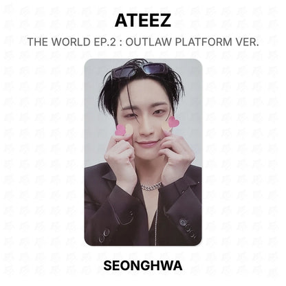 ATEEZ THE WORLD EP.2 : OUTLAW PLATFORM VER. Official Photocard