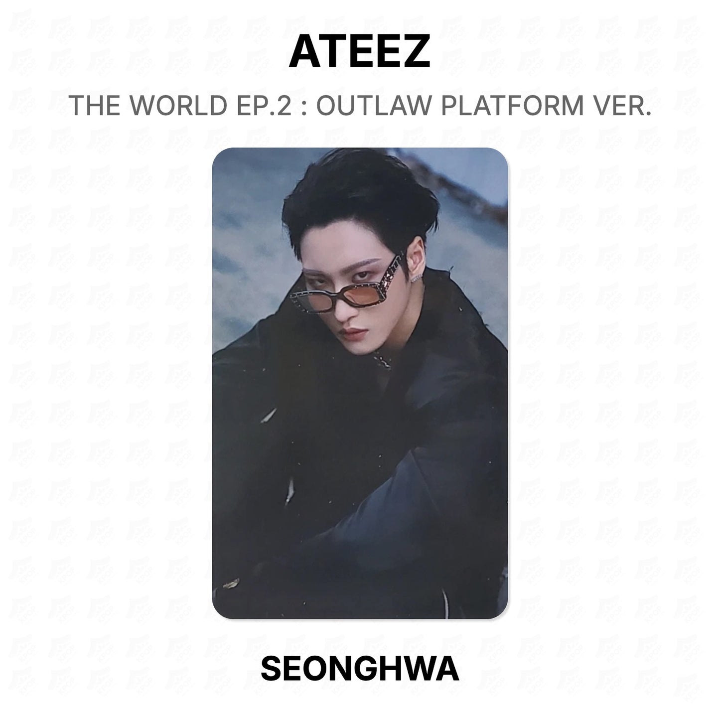 ATEEZ THE WORLD EP.2 : OUTLAW PLATFORM VER. Official Photocard