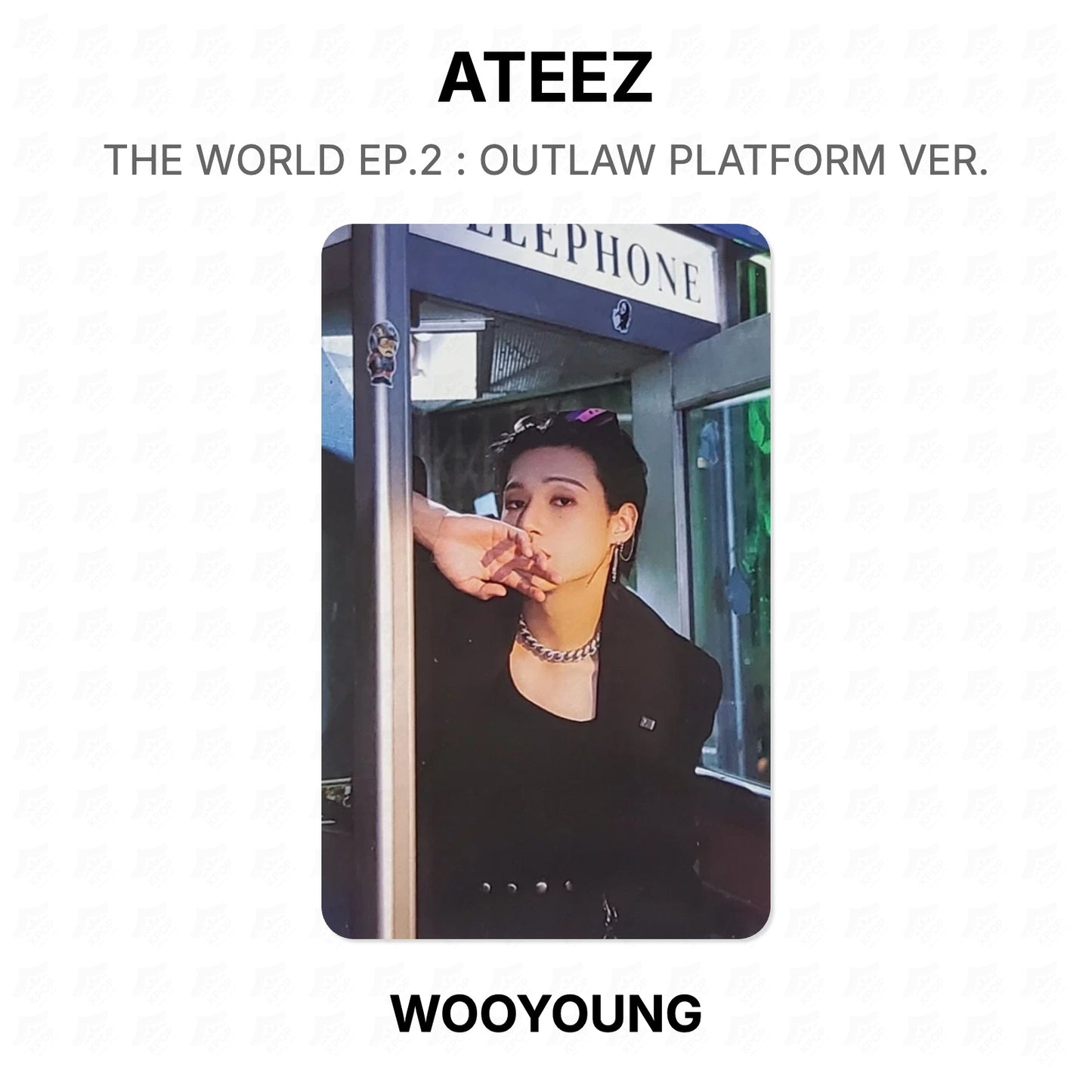 ATEEZ THE WORLD EP.2 : OUTLAW PLATFORM VER. Official Photocard
