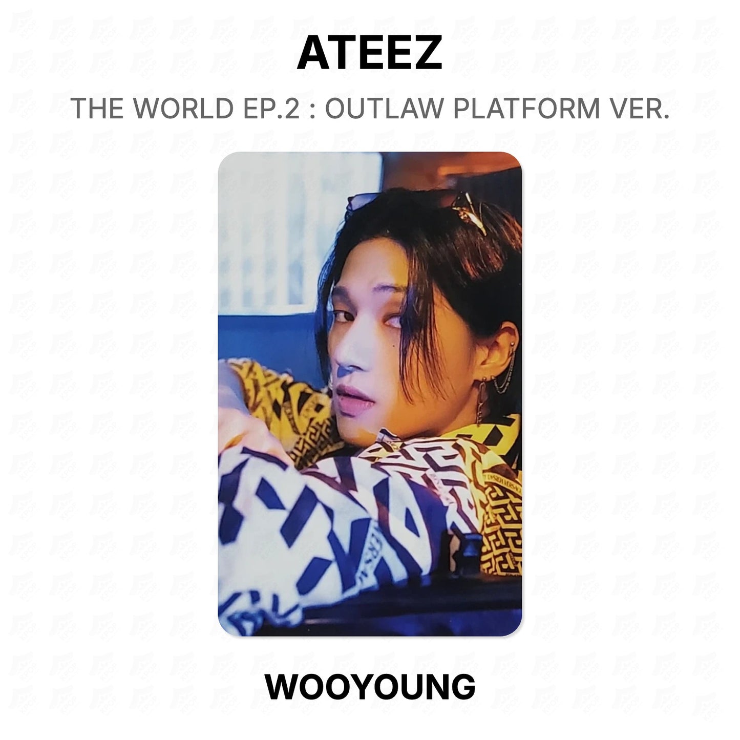 ATEEZ THE WORLD EP.2 : OUTLAW PLATFORM VER. Official Photocard