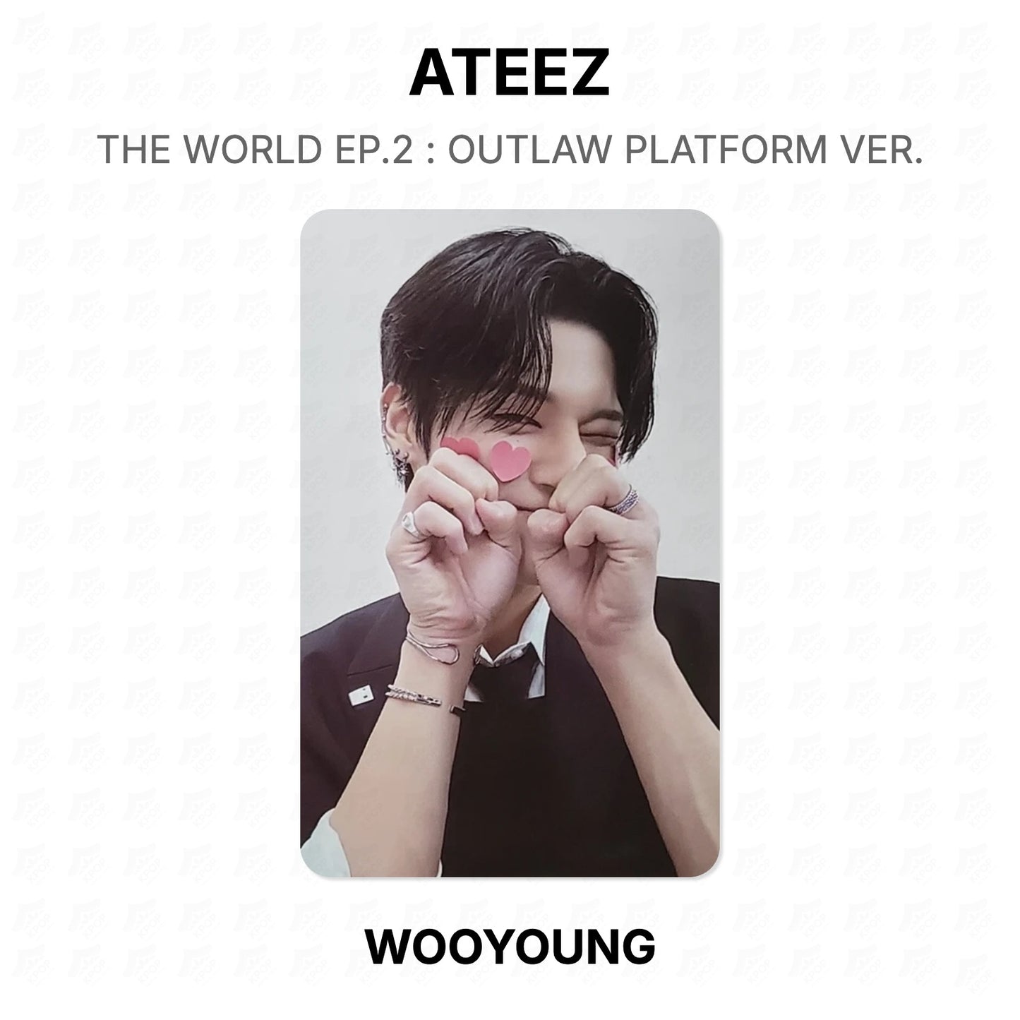 ATEEZ THE WORLD EP.2 : OUTLAW PLATFORM VER. Official Photocard
