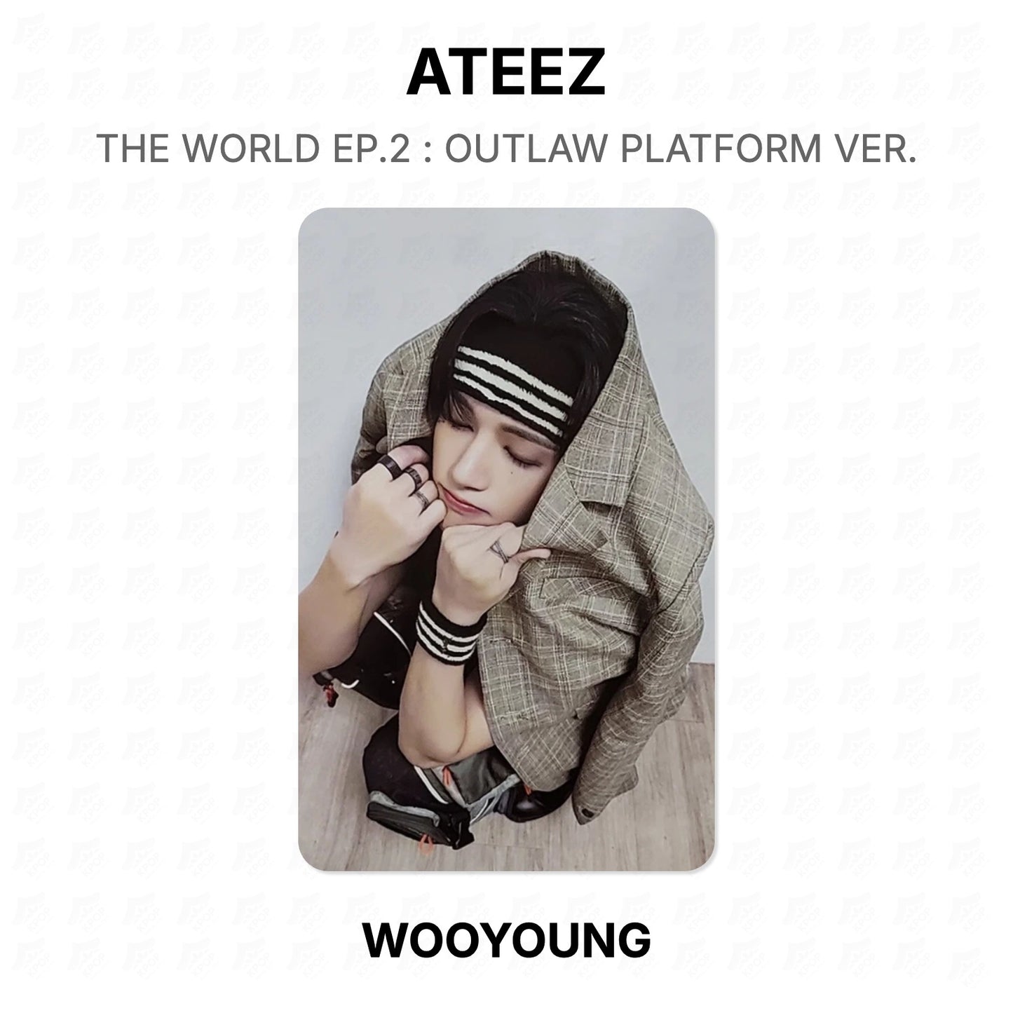 ATEEZ THE WORLD EP.2 : OUTLAW PLATFORM VER. Official Photocard