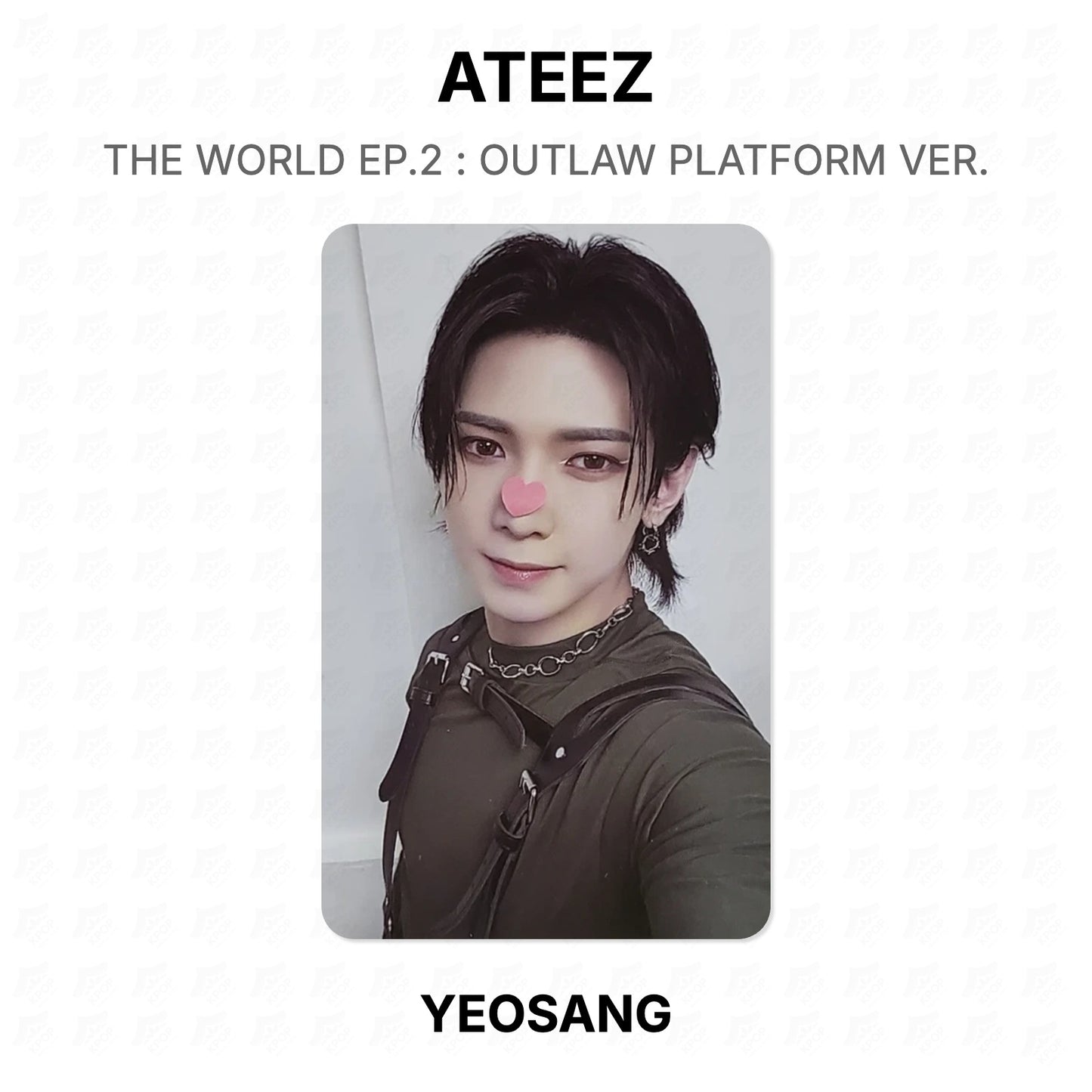 ATEEZ THE WORLD EP.2 : OUTLAW PLATFORM VER. Official Photocard
