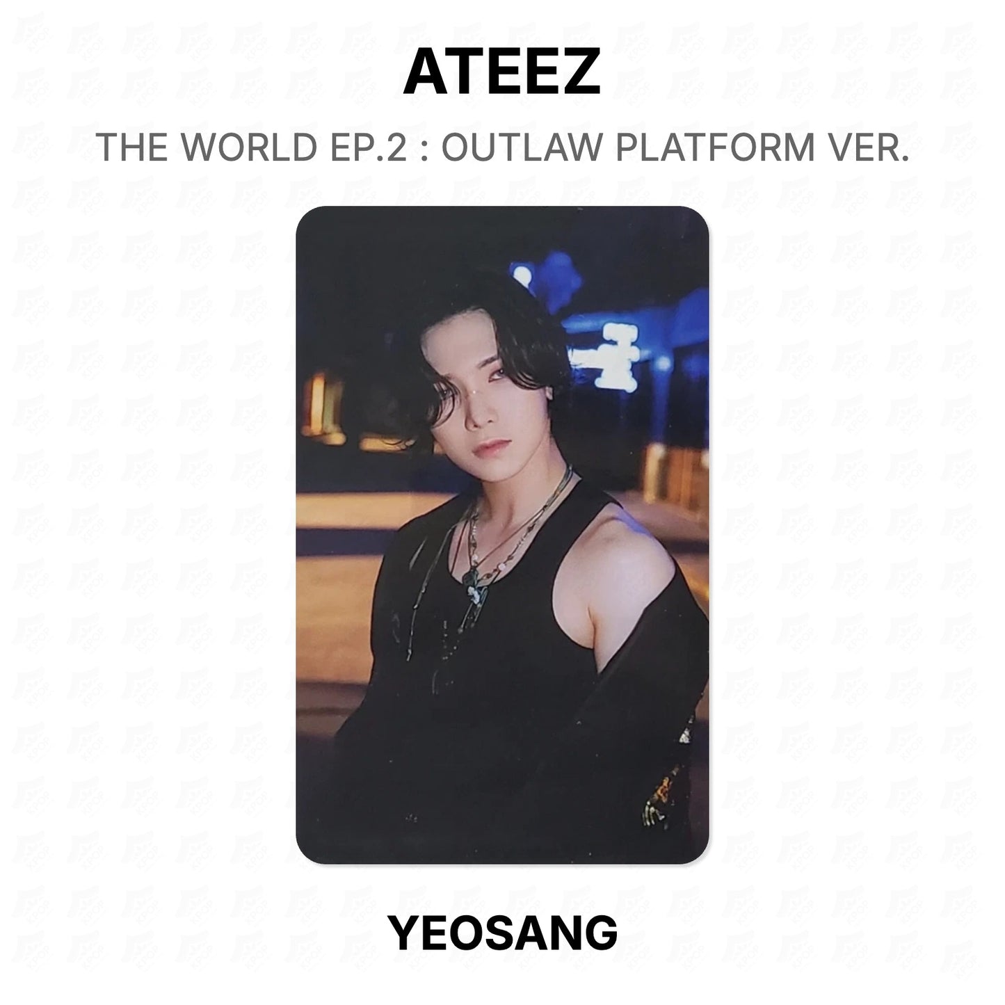 ATEEZ THE WORLD EP.2 : OUTLAW PLATFORM VER. Official Photocard