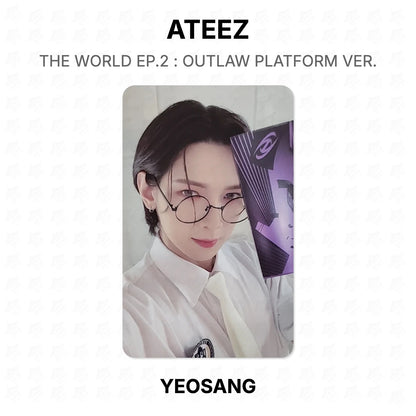 ATEEZ THE WORLD EP.2 : OUTLAW PLATFORM VER. Official Photocard