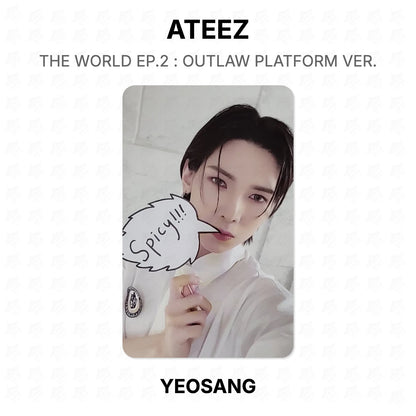 ATEEZ THE WORLD EP.2 : OUTLAW PLATFORM VER. Official Photocard