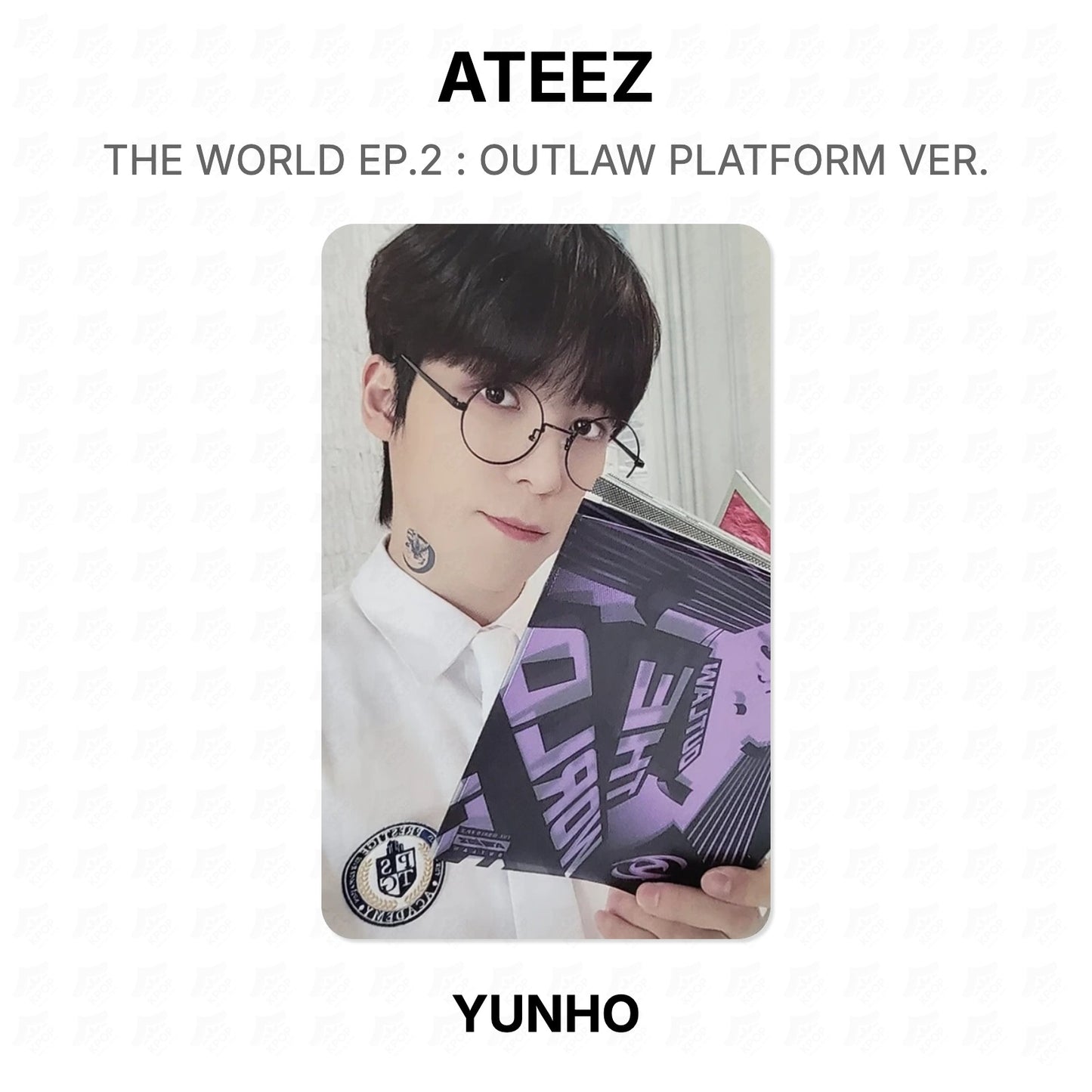 ATEEZ THE WORLD EP.2 : OUTLAW PLATFORM VER. Official Photocard