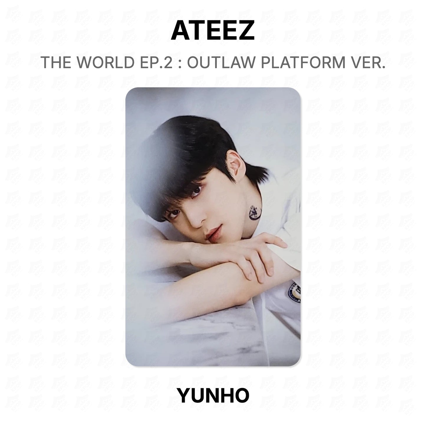 ATEEZ THE WORLD EP.2 : OUTLAW PLATFORM VER. Official Photocard