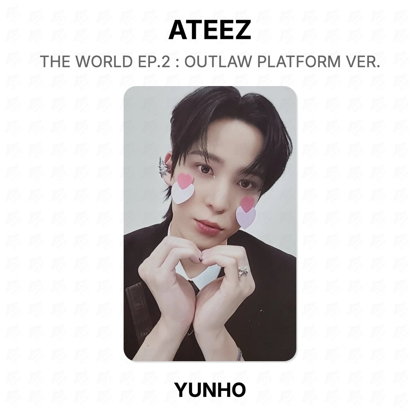 ATEEZ THE WORLD EP.2 : OUTLAW PLATFORM VER. Official Photocard
