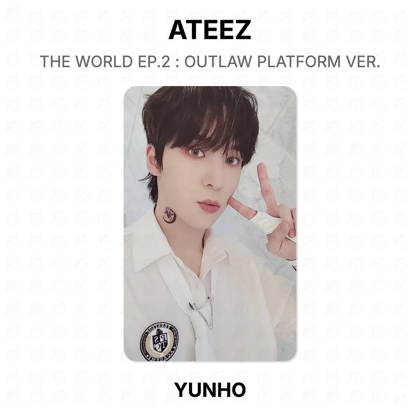 ATEEZ THE WORLD EP.2 : OUTLAW PLATFORM VER. Official Photocard