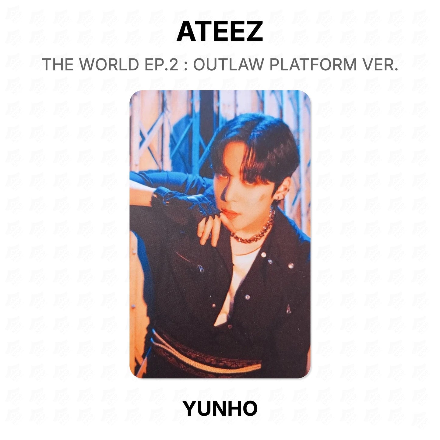 ATEEZ THE WORLD EP.2 : OUTLAW PLATFORM VER. Official Photocard