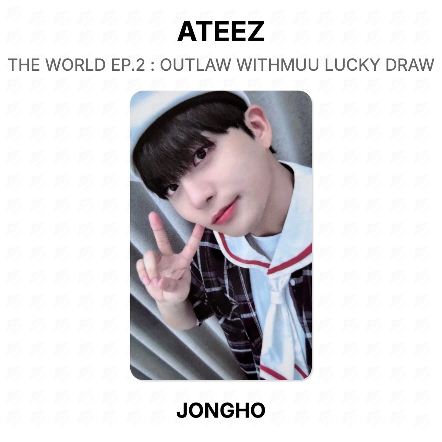 ATEEZ THE WORLD EP.2 : OUTLAW WITHMUU LUCKY DRAW Official Photocard
