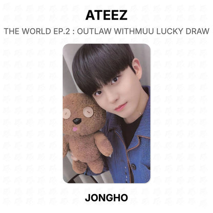 ATEEZ THE WORLD EP.2 : OUTLAW WITHMUU LUCKY DRAW Official Photocard