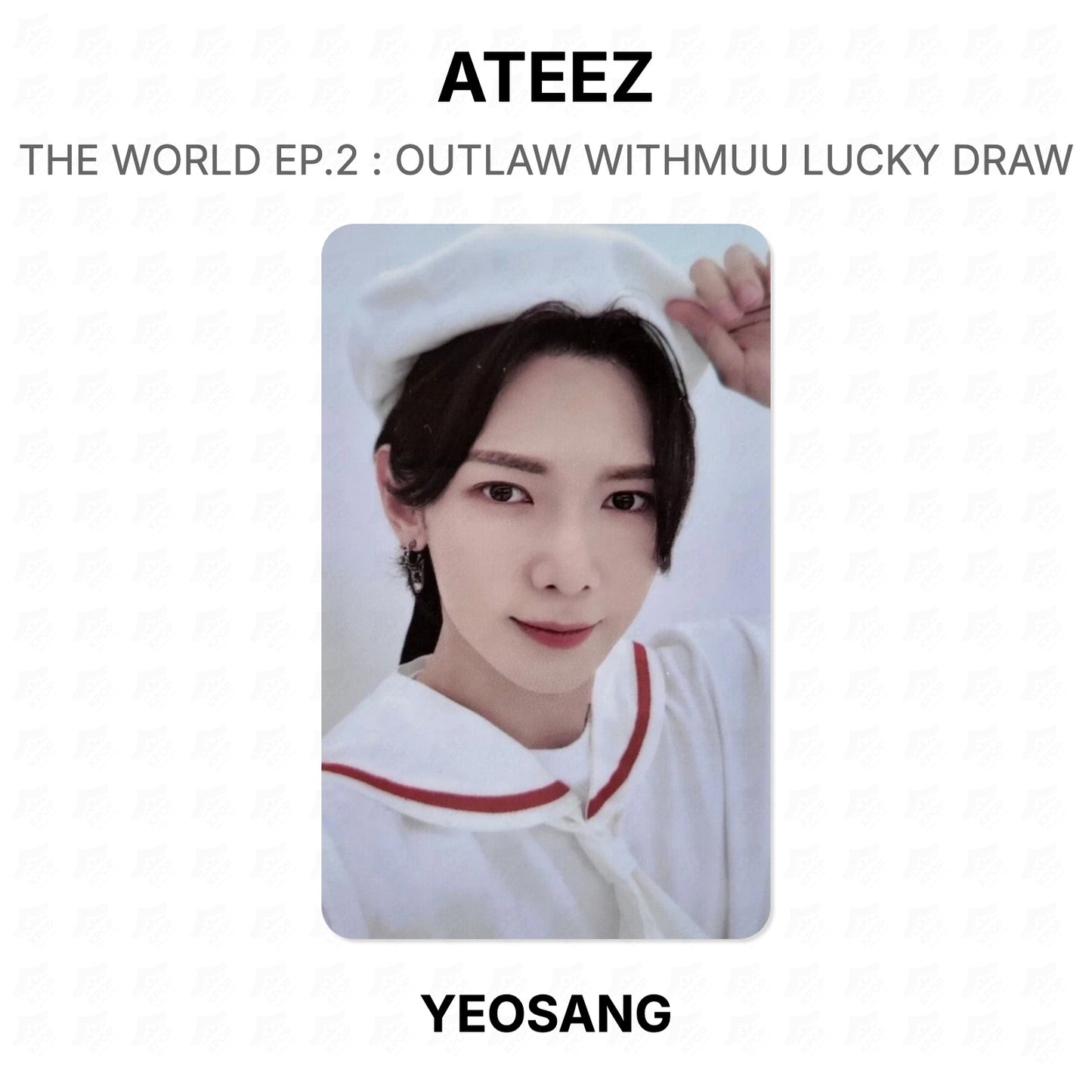 ATEEZ THE WORLD EP.2 : OUTLAW WITHMUU LUCKY DRAW Official Photocard