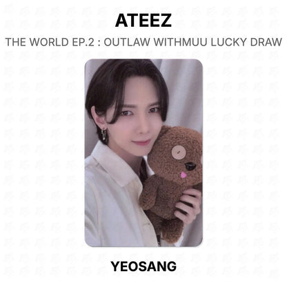 ATEEZ THE WORLD EP.2 : OUTLAW WITHMUU LUCKY DRAW Official Photocard
