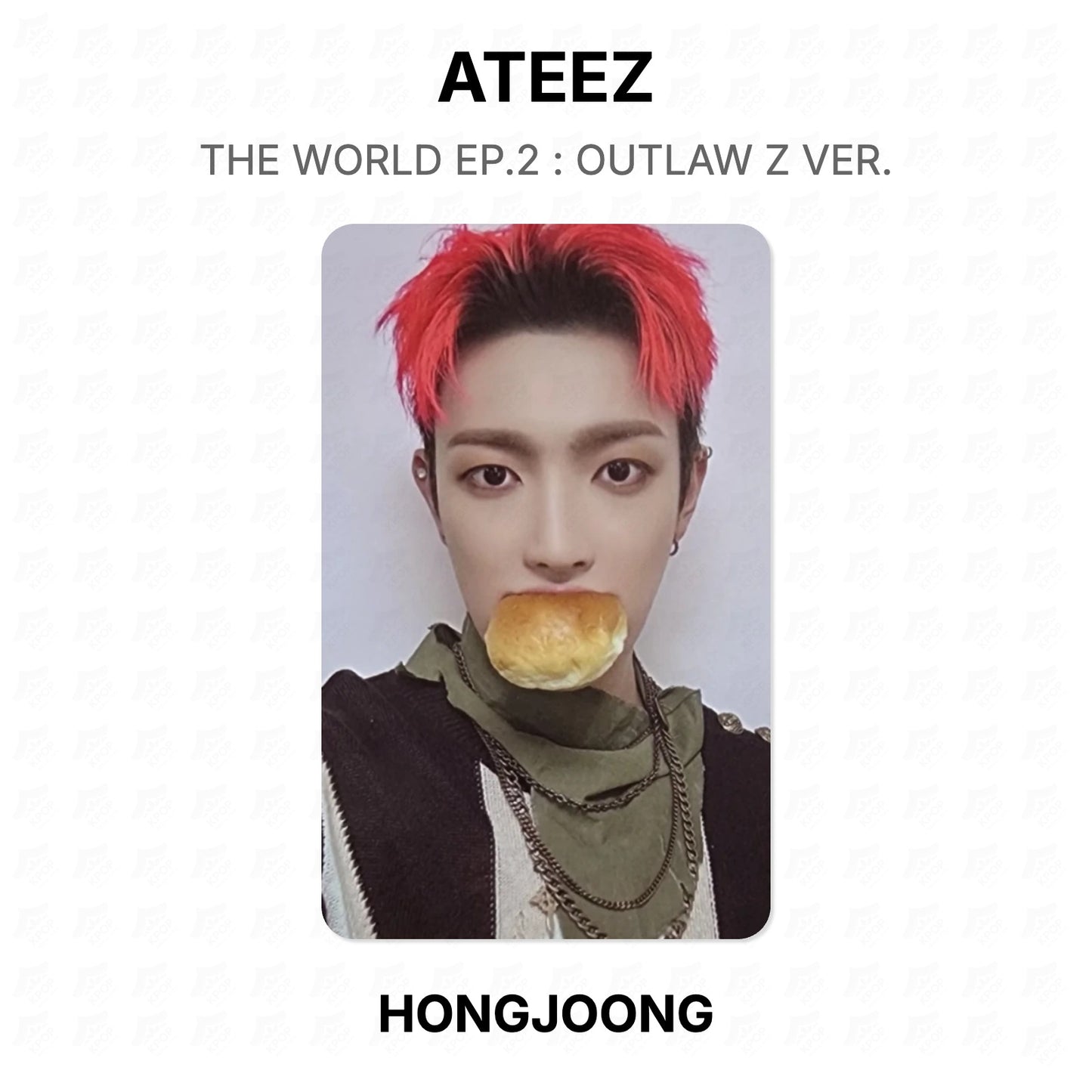ATEEZ THE WORLD EP.2 : OUTLAW Z VER. Official Photocard
