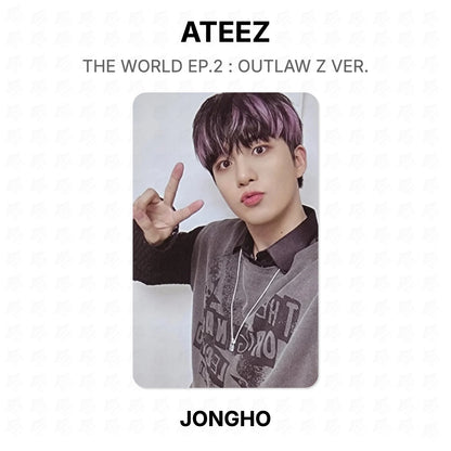 ATEEZ THE WORLD EP.2 : OUTLAW Z VER. Official Photocard