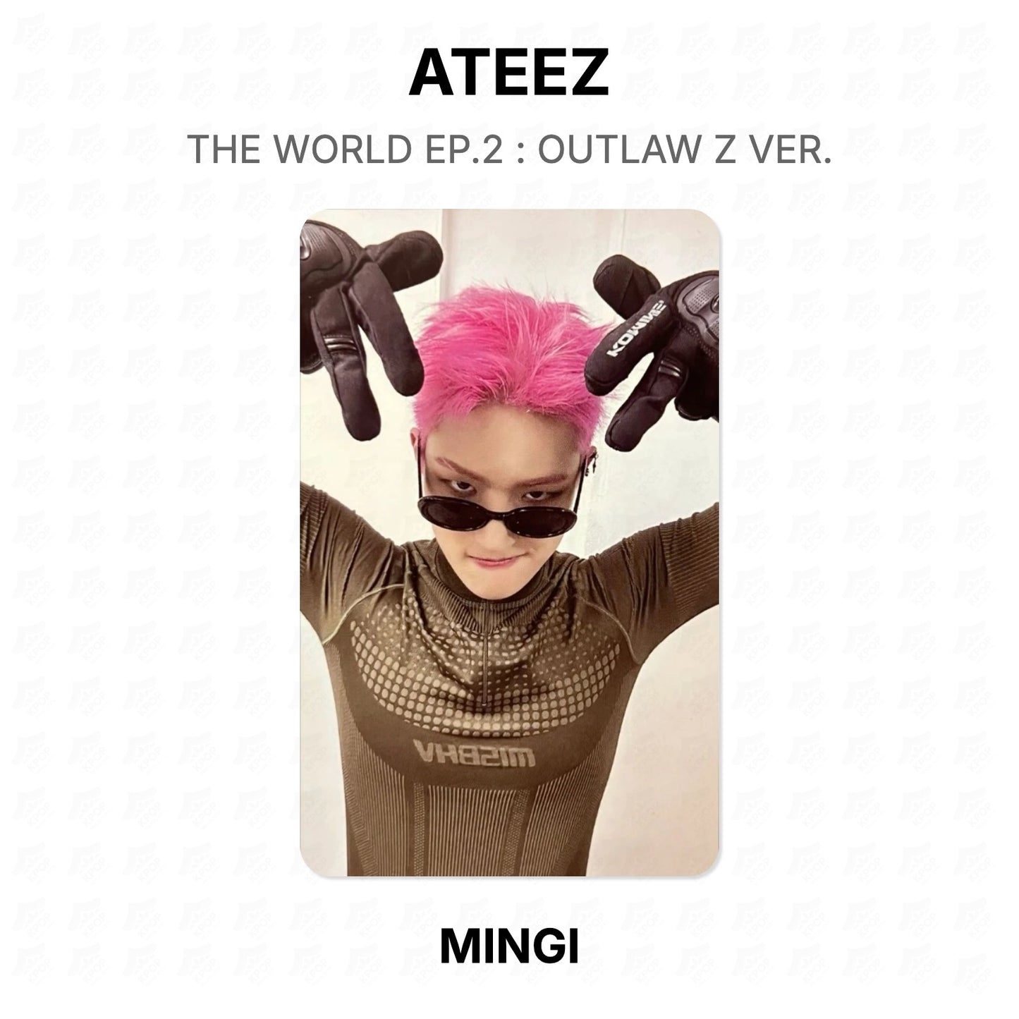 ATEEZ THE WORLD EP.2 : OUTLAW Z VER. Official Photocard