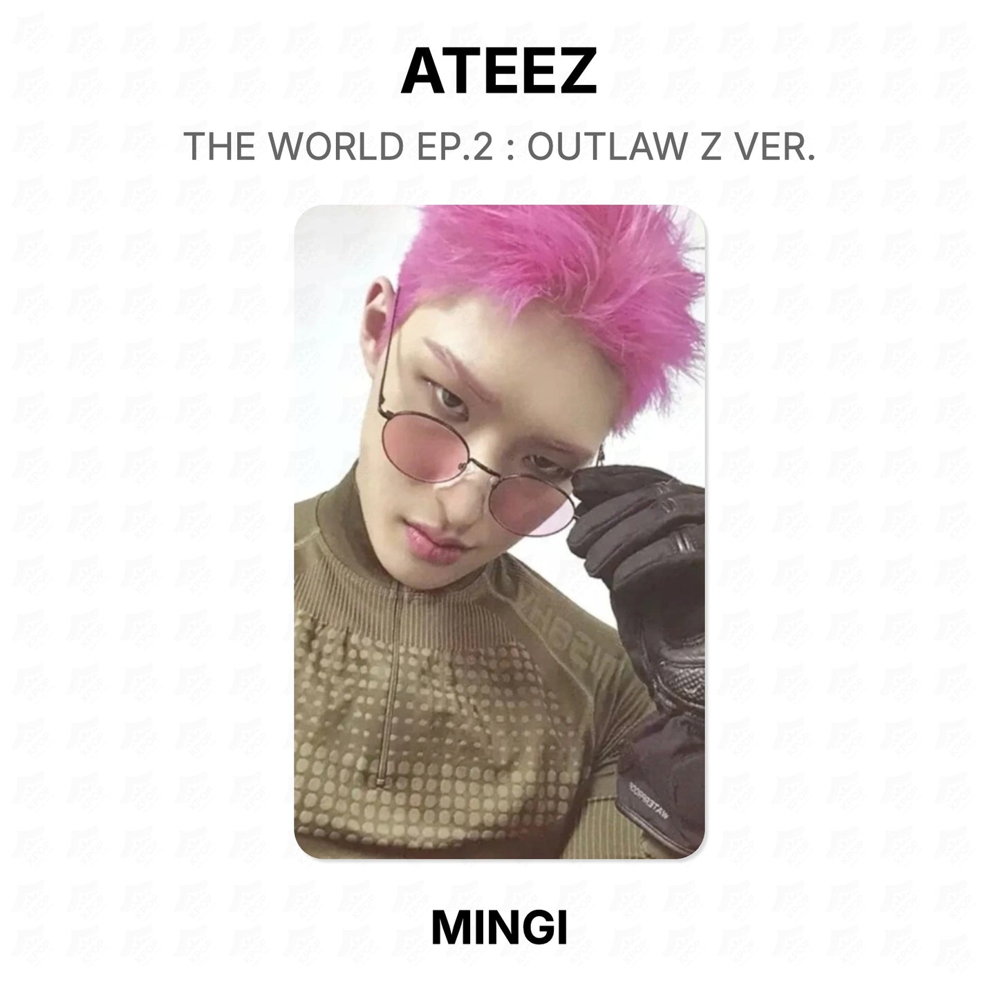 ATEEZ THE WORLD EP.2 : OUTLAW Z VER. Official Photocard