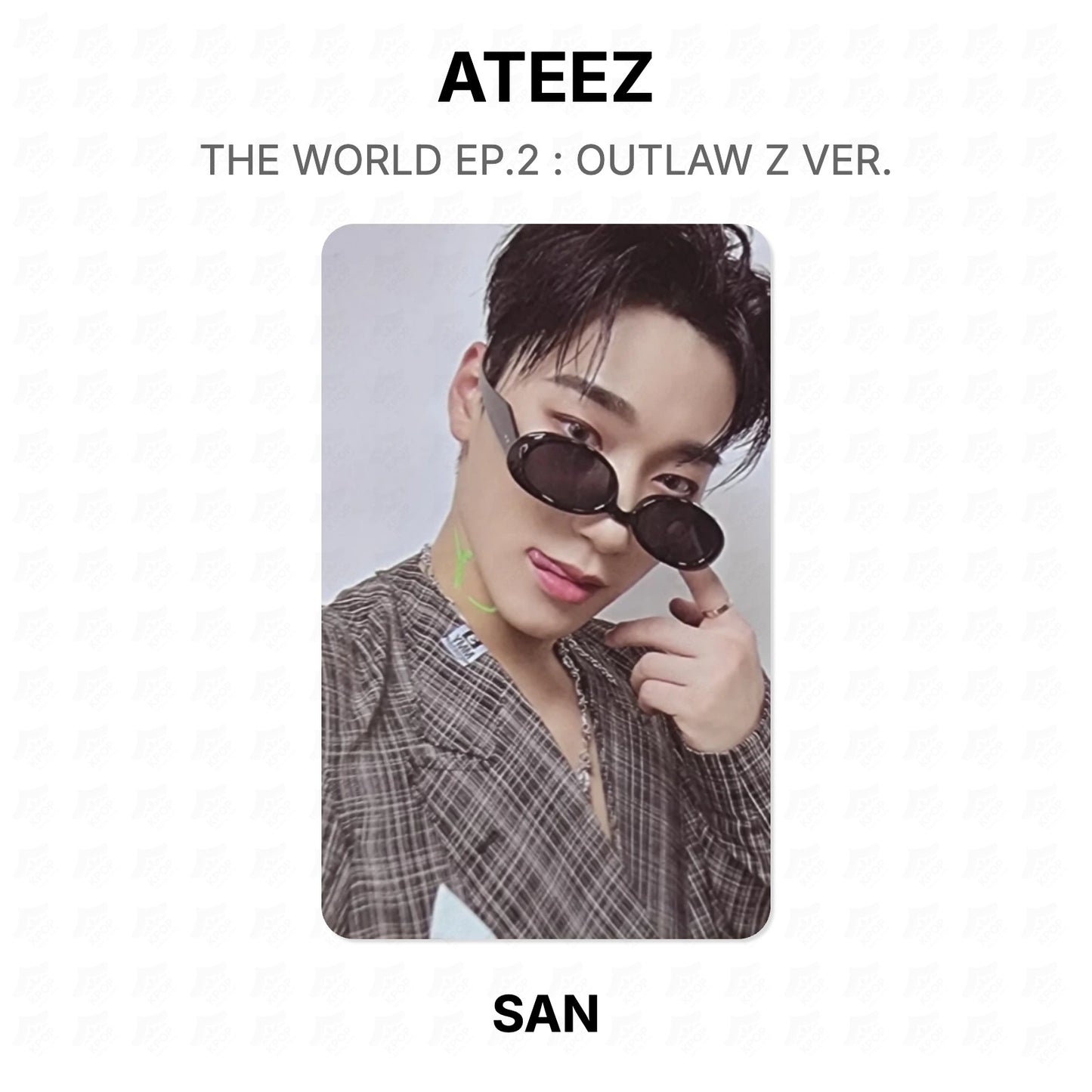 ATEEZ THE WORLD EP.2 : OUTLAW Z VER. Official Photocard
