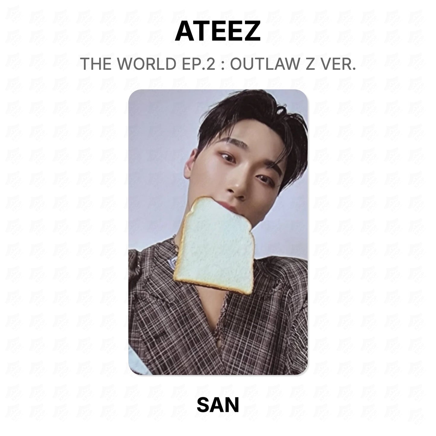 ATEEZ THE WORLD EP.2 : OUTLAW Z VER. Official Photocard