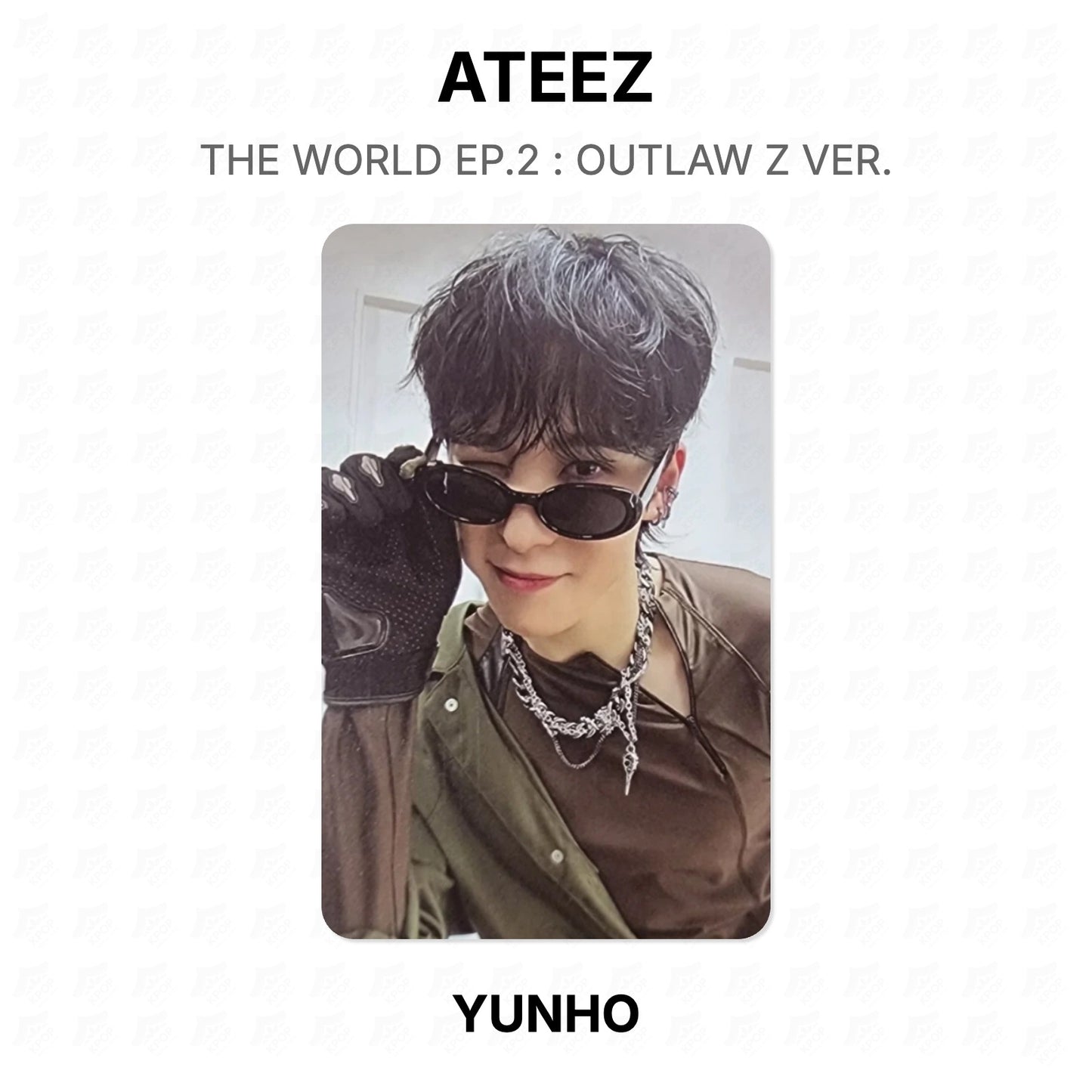 ATEEZ THE WORLD EP.2 : OUTLAW Z VER. Official Photocard