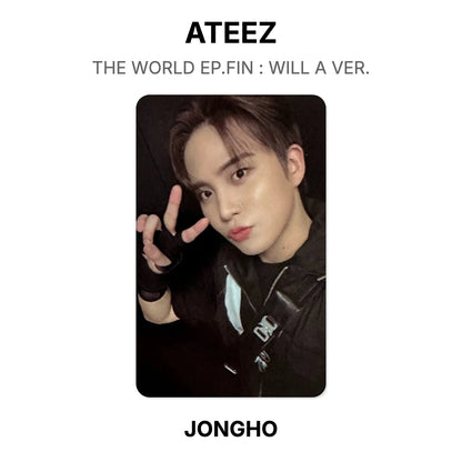 ATEEZ THE WORLD EP.FIN : WILL A VER. Offizielle Photocard