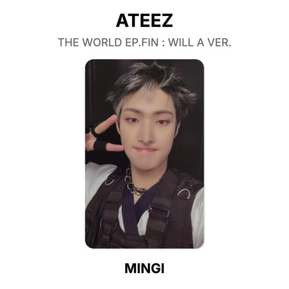 ATEEZ THE WORLD EP.FIN : WILL A VER. Offizielle Photocard