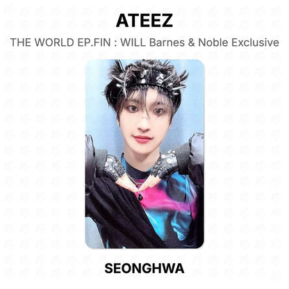 ATEEZ THE WORLD EP.FIN : WILL Barnes & Noble Exclusive Official Photocard
