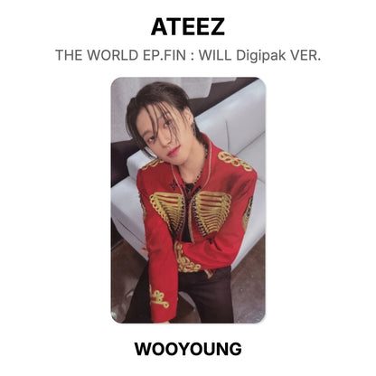 ATEEZ THE WORLD EP.FIN : WILL Digipak VER. Offizielle Photocard
