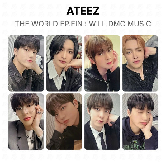 ATEEZ THE WORLD EP.FIN : WILL DMC MUSIC Official Photocard