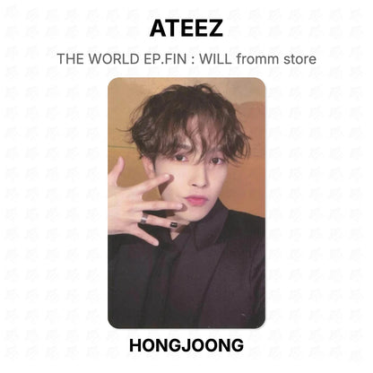 ATEEZ THE WORLD EP.FIN : WILL fromm store Official Photocard
