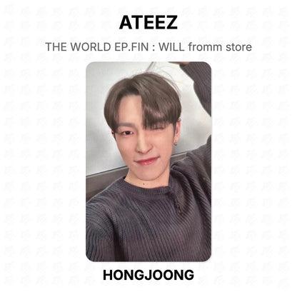 ATEEZ THE WORLD EP.FIN : WILL fromm store Official Photocard